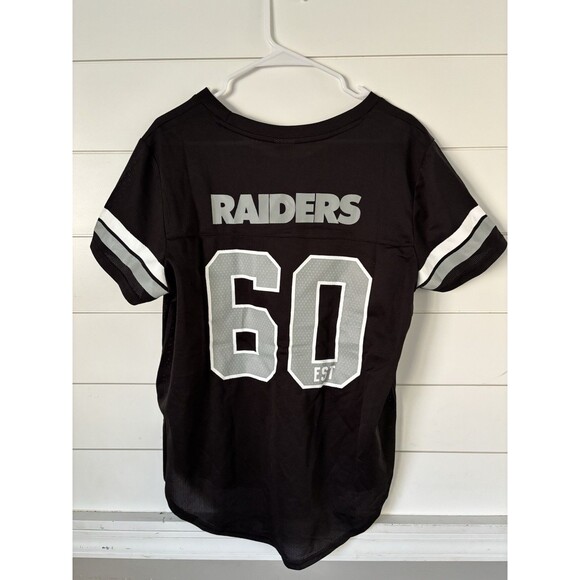 NFL Womens Raiders Jersey Team Apparel Short Sleeve Scoop Neck Size XL - Picture 4 of 7